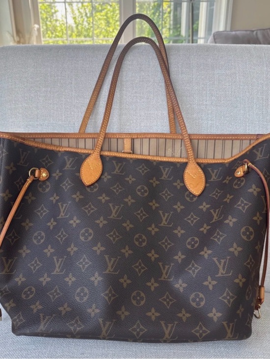 Louis Vuitton Handbags - Louis Vuitton Brown Monogram Canvas Neverfull MM